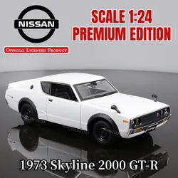 Maisto 1:24 1973 Nissan Skyline 2000 GT-R Replica Authnetic Car Model Scale Miniature Toy - Perfect Gift for Car Enthusiasts