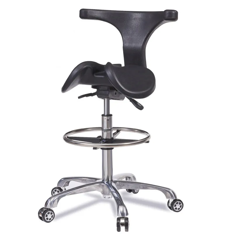 backrest saddle chair, Large forward-leaning dental chair, veterinary chair, horseback riding chair, dentist chair, ergonomic