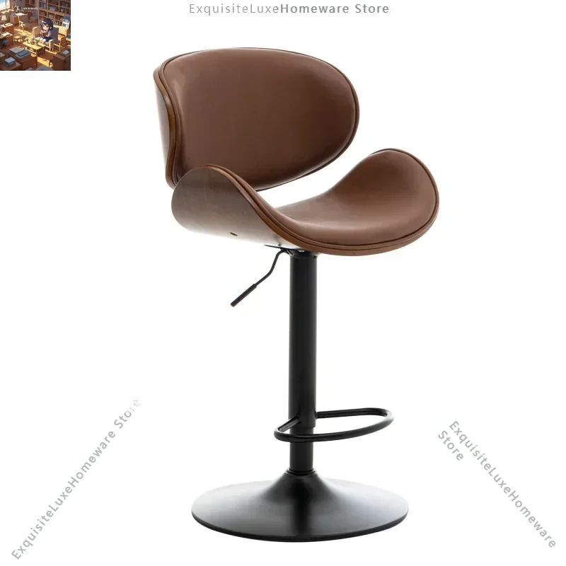 

Adjustable Kitchen Bar Chair Modern High Nordic Design Breakfast Bar Stools Luxury Minimalist Chaise Haute Pour Bar Decoration