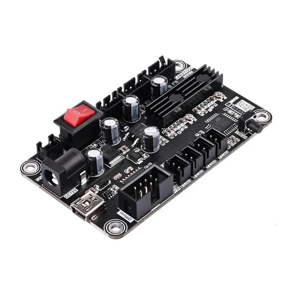 2-Axis Laser Engraver Control Board Panel, GRBL USB Port Main Board  +Offline forIntegrated Driver For CNC 6550, 2017 Engraving