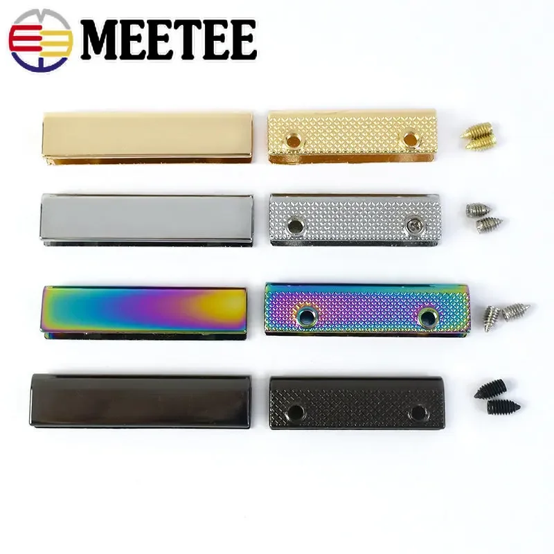 5Pcs 20/25/32/38/52mm Metall Schwanz Clip Tasche Gurtband Ecke Protector schnalle Schrauben Kanten Haken Verschluss DIY Handwerk Zubehör