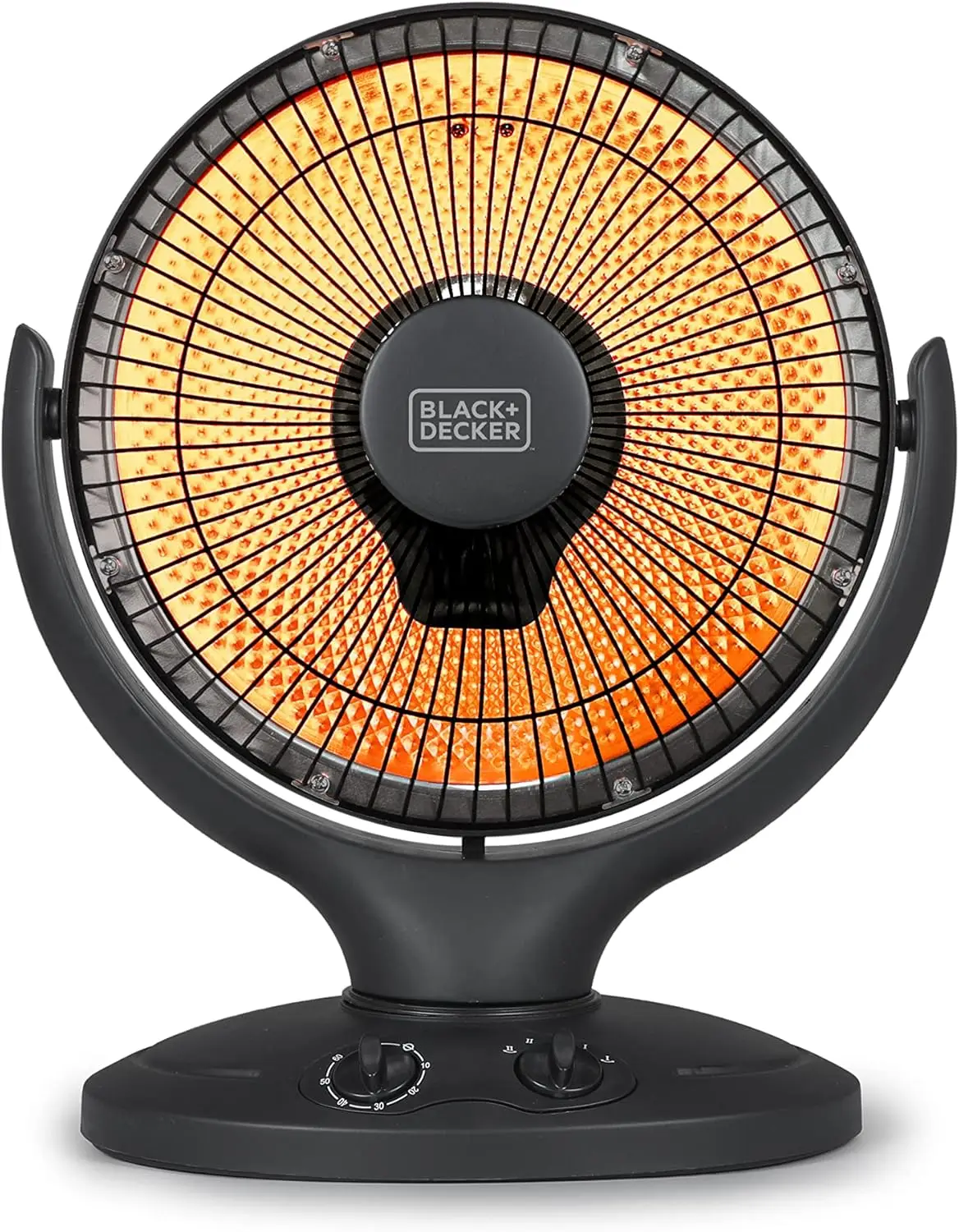 

Portable Oscillating Heater for Small Rooms up to 161 Sq. Ft., with Timer, Overheat Protection & Manual Controls