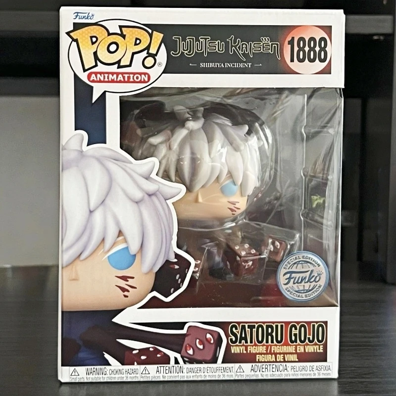 Funko Pop! Original Jujutsu Kaisen Satoru Gojo #1888 Vinyl Figure - Anime Collectible Model Desktop Ornament Toy Gift for Fans