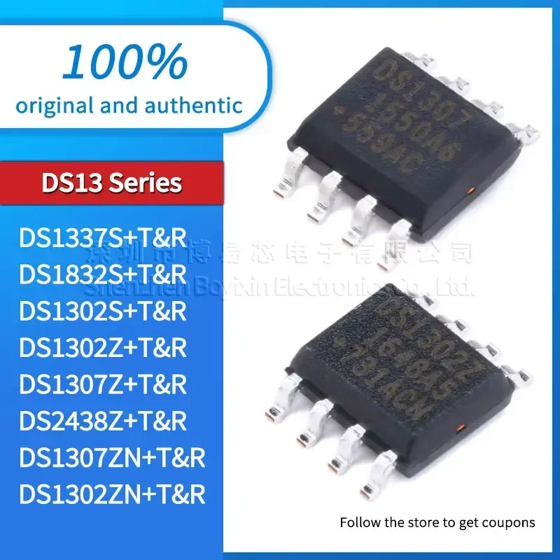 

DS1337S DS1832S DS1302S DS1302Z DS1302ZN DS1307Z DS1307ZN DS2438Z+T&R black plastic shell