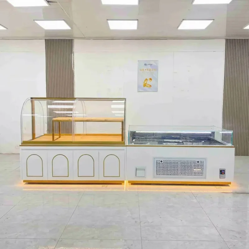 

Изготовленные на заказ витрины для кондитерских изделий с LED-подсветкой, закаленным стеклом и мраморной рамой, напрямую от производителя. Специальные витрины для демонстрации тортов и хлеба.