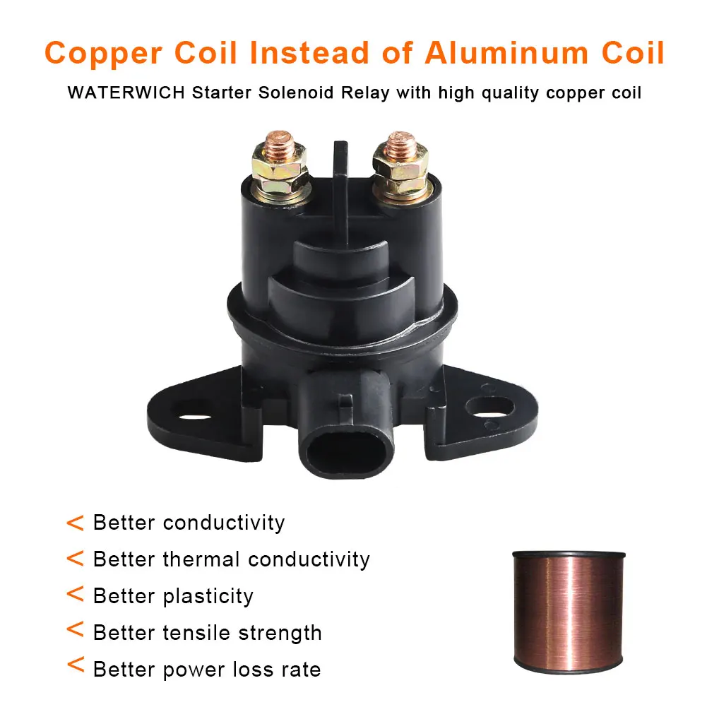 

Herorider NEW Starter Relay Compatible for SeaDoo GTX 215 RXT X Wake LTD 155 GTR SE 278002347 278001376 278000513