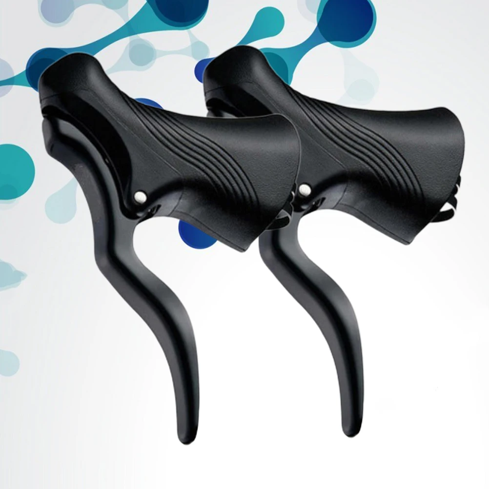 

2 Pack Aluminum Alloy Bicycle Brake Levers Universal Handlebar Brakes for Mountain Road Bike Motorcycle Parts Accessories