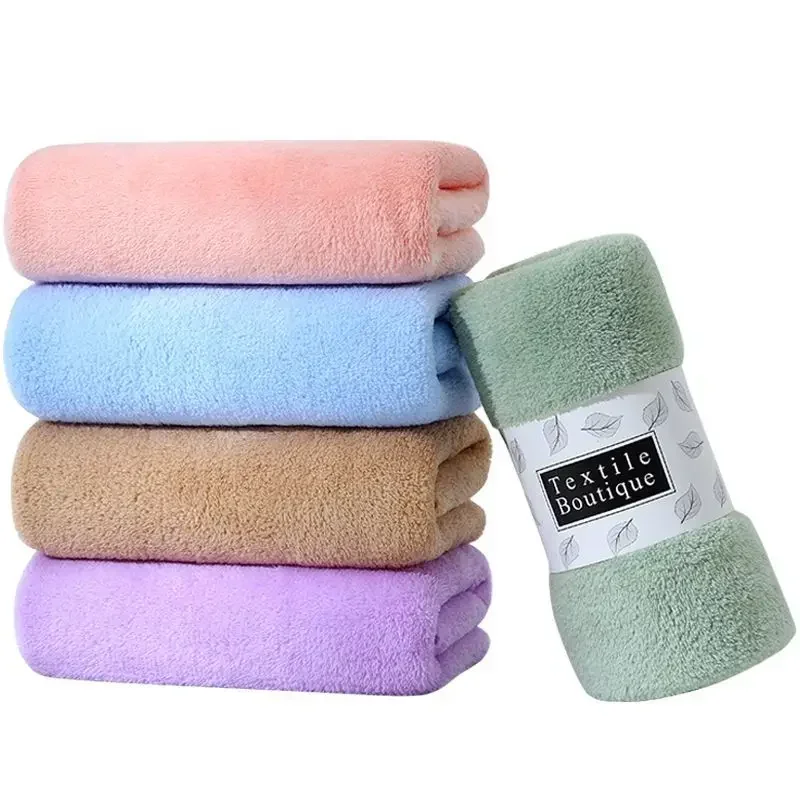 10PCS/5PCS Microfiber Towel Premium Bath Towel Set Lightweight and Highly Absorbent Quick Drying Soft Face Hair Towel 타월