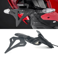 For Ducati Streetfighter V2 2022- & V4 S V4S 2020-Motorcycle Rear Short Tail Stock License Plate Holder Tailstock Frame Bracket