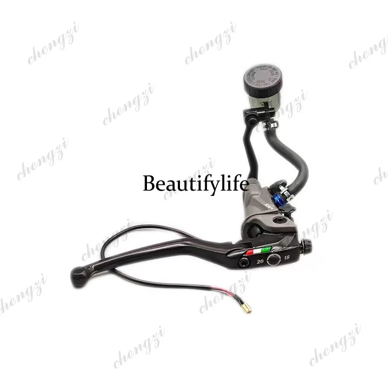 A69 motorcycle modification accessories front and rear brakes straight push up pump hand brake hydraulic oil pump view 2