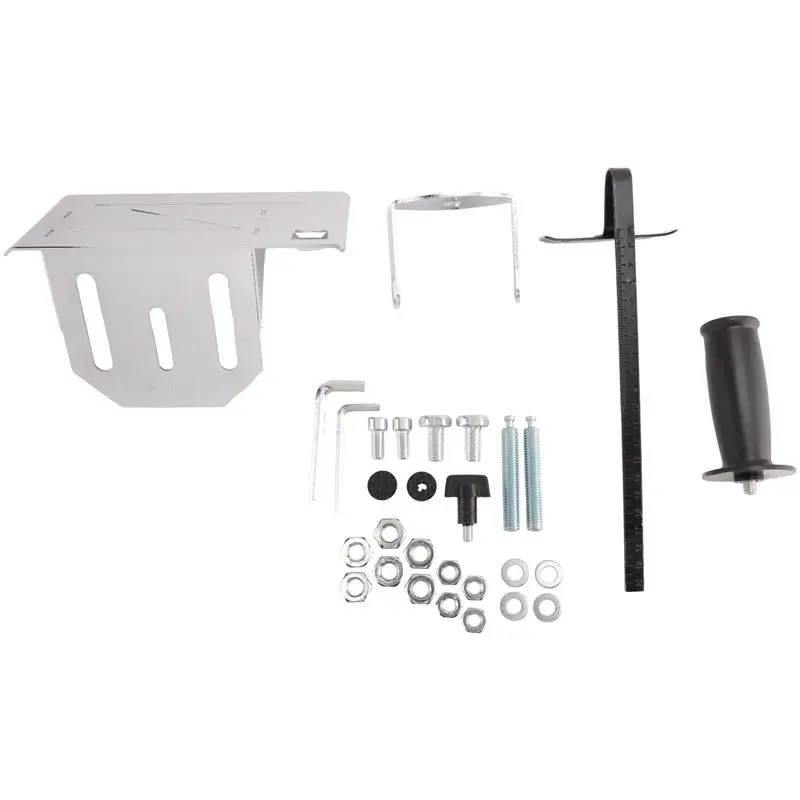 

Обязательно нужно иметь 45 ° / 90 ° / 180 ° Регулируемый кронштейн для позиционирования и нарезания пазов, подставка для универсальной угловой шлифовальной машины 100 мм