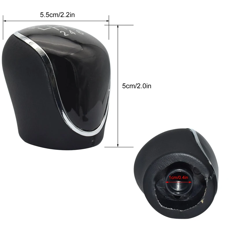 5/6 Speed Car Gear Shift Knob for Ford S-Max C-Max Kuga Galaxy Mondeo 4 Mk4 Transit Tourneo Lever Change Knob Auto Accessories