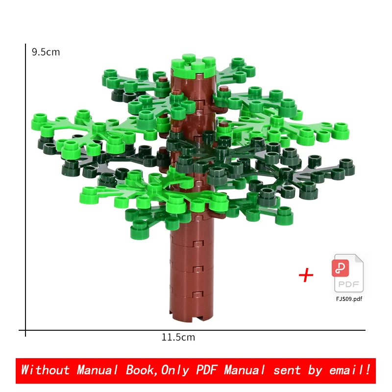 MOC Creative Expert Ideas City Plant Tree Arbor Forest Model Building Blocks DIY Assemble Bricks Toys for Children gifts