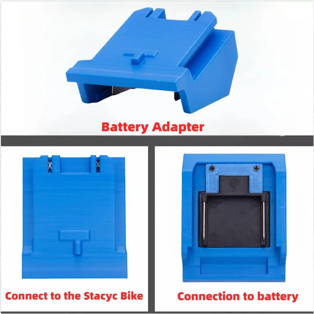 Imagem -03 - Adaptador Conversor para Bateria de Íon-lítio Makita de 18v para se Encaixa em Bicicletas Stacyc Acessório de Ferramenta de 12 e 16 sem Baterias e Ferramentas 1x