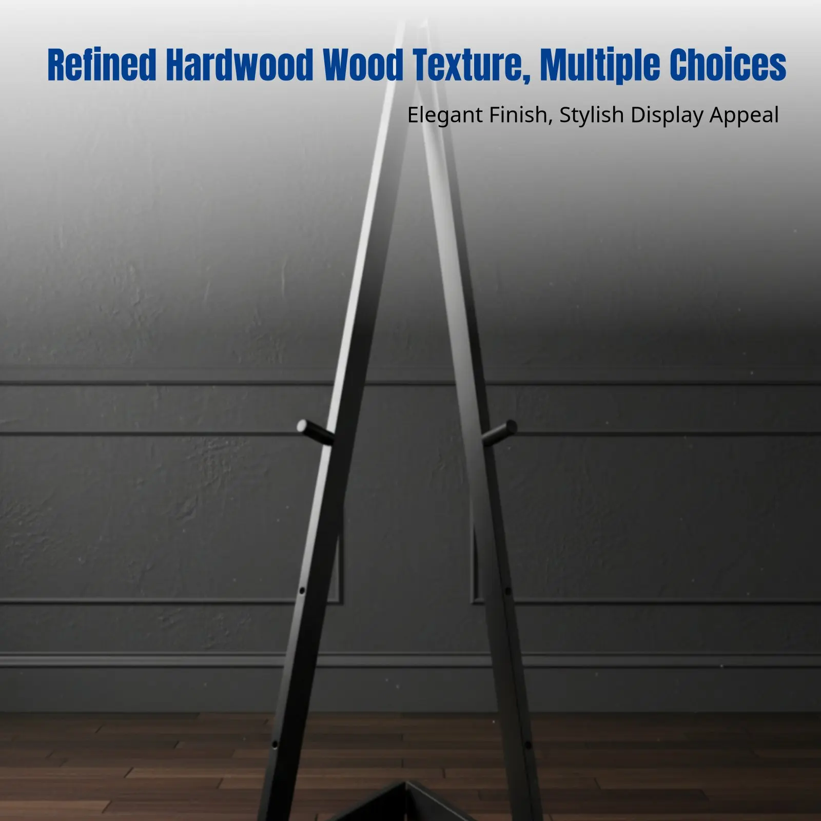 

Sturdy Wood Geometric Folding Easel, Adjustable Height, Nordic Design, Art Display Stand