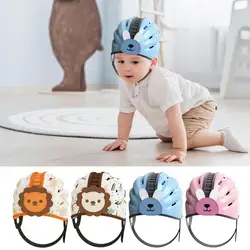 Babies Safety Hat 1Pc Baby Safety Helmet Head Protection Hat Toddler Walk Crash Cap Cute Look Adjustable Protective Headgear