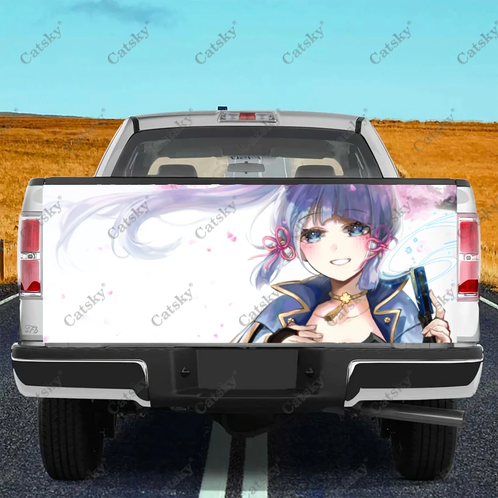 

Kamisato Ayaka genshin impact Car stickers truck rear tail modification painting suitable for truck pain car accessories decals