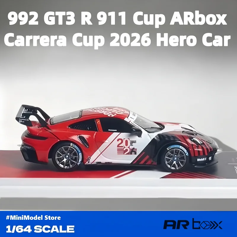 [PreSale] AR Box 1:64 992 GT3 R Asia Mandalika #911 ARbox Carrera Cup 2026 Hero Car Diecast Model Car