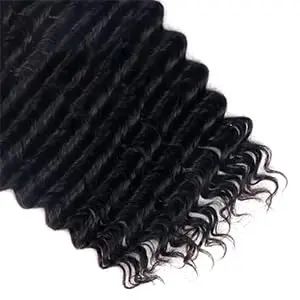 Water Wave Human Braiding Hair, Bulk Braiding Hair For Boho Braids (1pack-2bundles)  100%Unprocessed Brazilian Virgin Human Hair