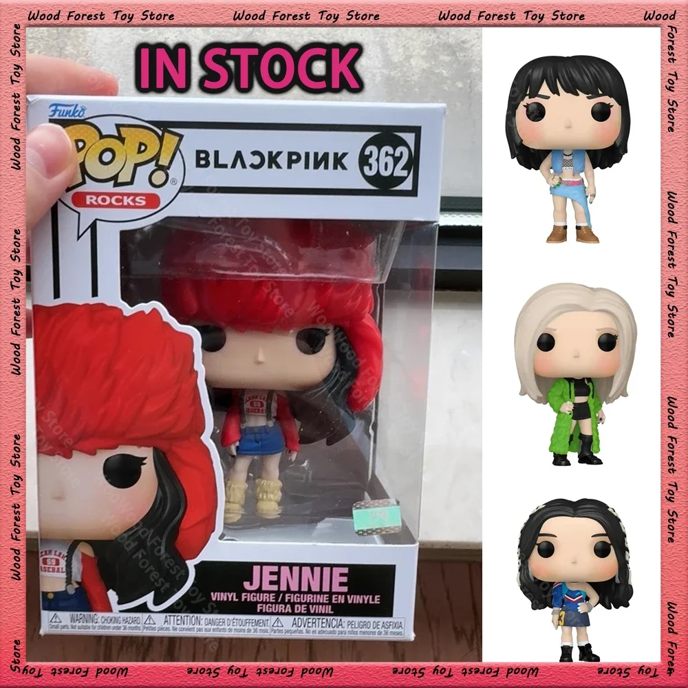 Original Funko Pop Blackpink Figurine Model Lisa Statue Jennie Action Figure Jisoo Anime Figure Rosé Figure Model Toy Kids Gift