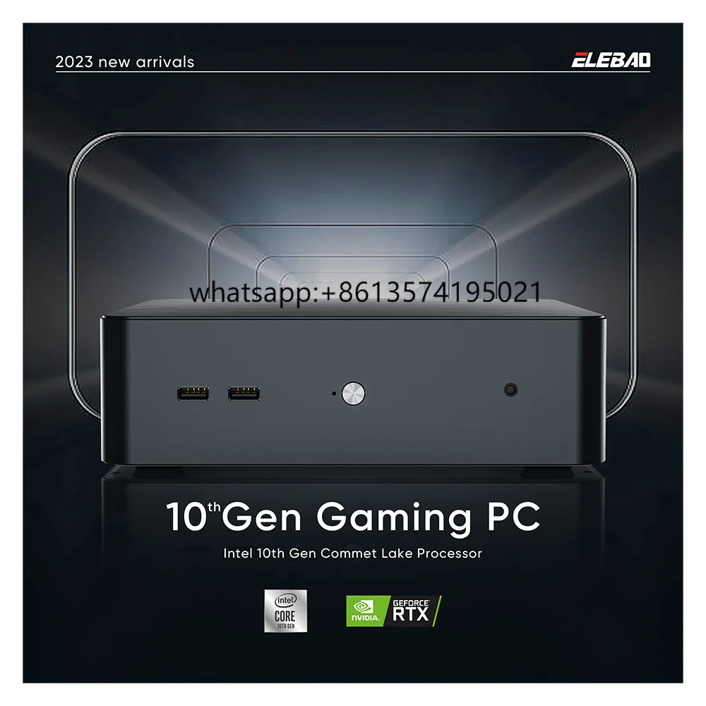 

ELEBAO GX02 Mini PCs Core I5 10300H I7 10750H I7 10870H I9 10885H RTX2060 DDR4 Computer Desktops Mini Pcs Gaming PC