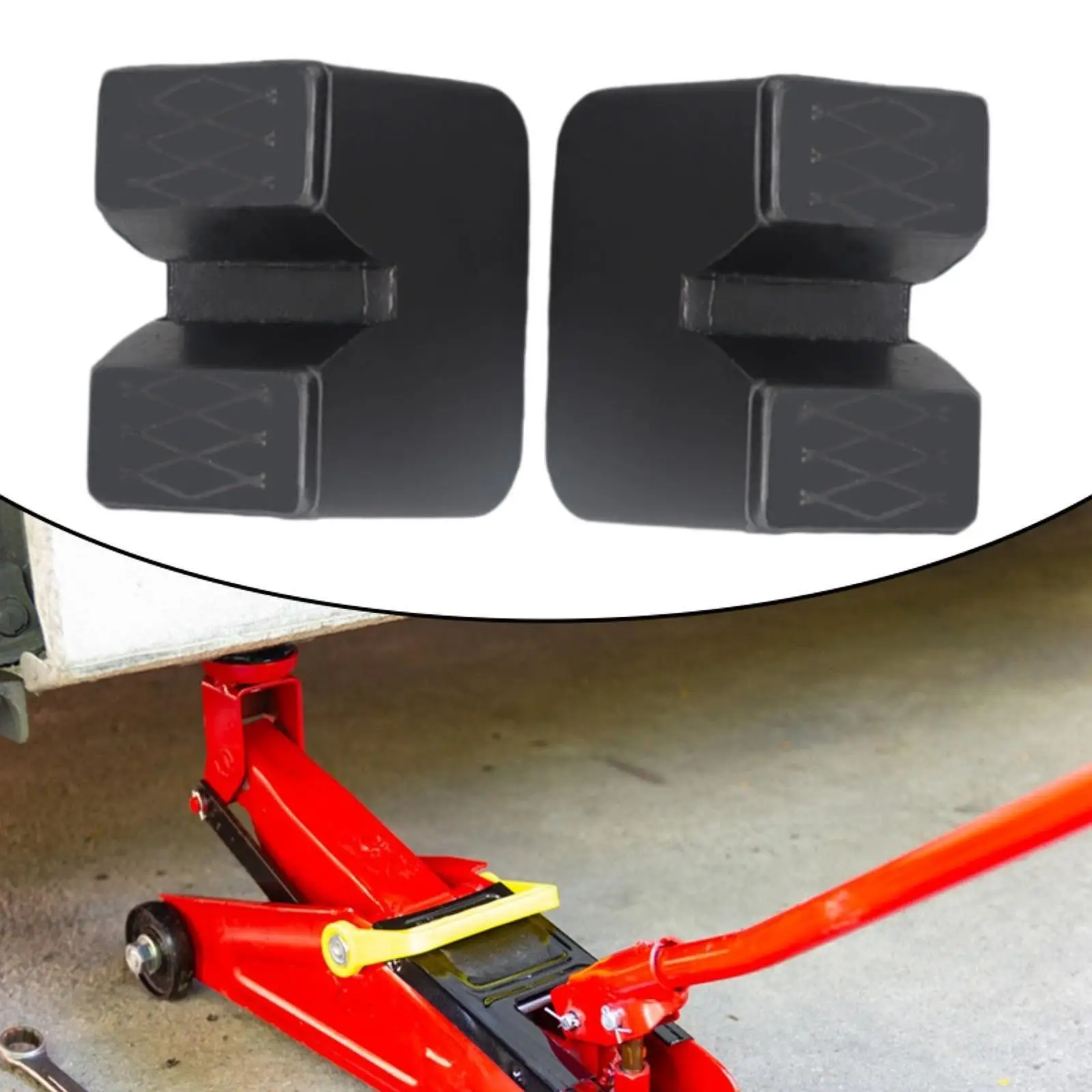 Jack Stand Pads Rail Pinch Weld Protector for Jack Stand and Floor Jack