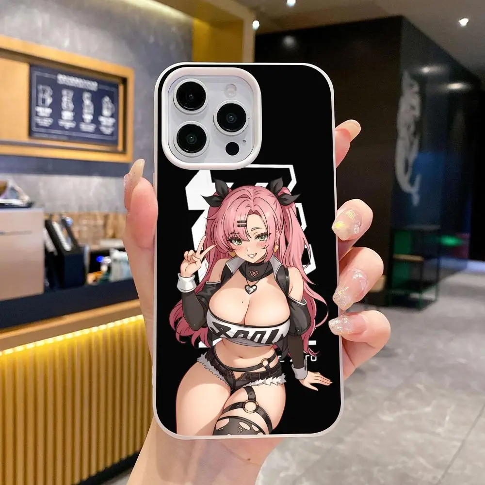 

ZZZ Nicole Phone Case for iPhone 17 16 15 14 13 12 11 Air Pro Max Plus Jelly Double layer White Cover