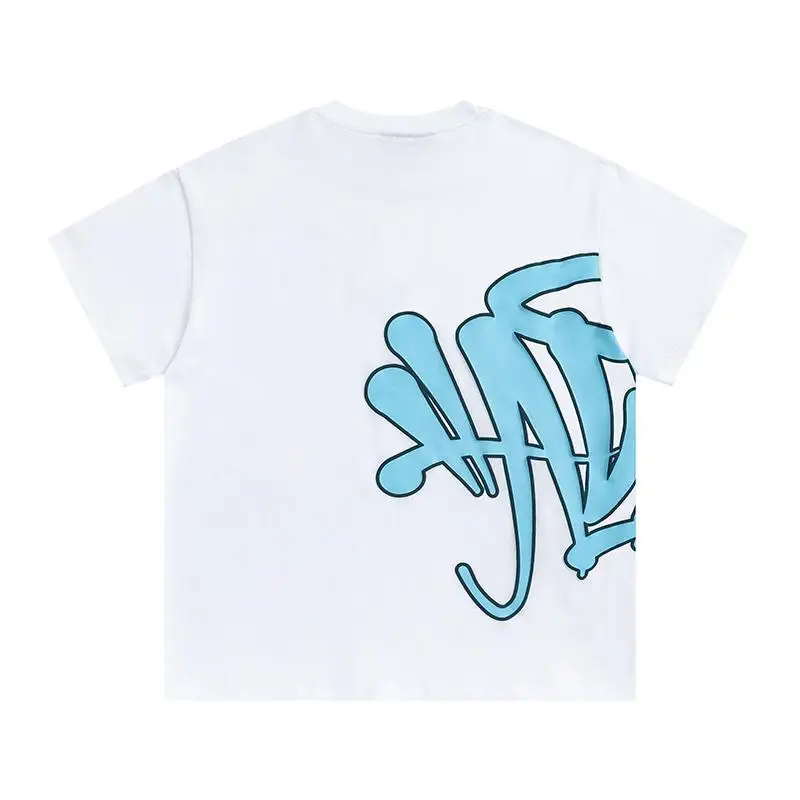 

Syna World American Sle Уличная одежда Повседневный хлопковый комплект с принтом пузырей ор Sve Свободный крой для мальчиков-подростков Summer Faion