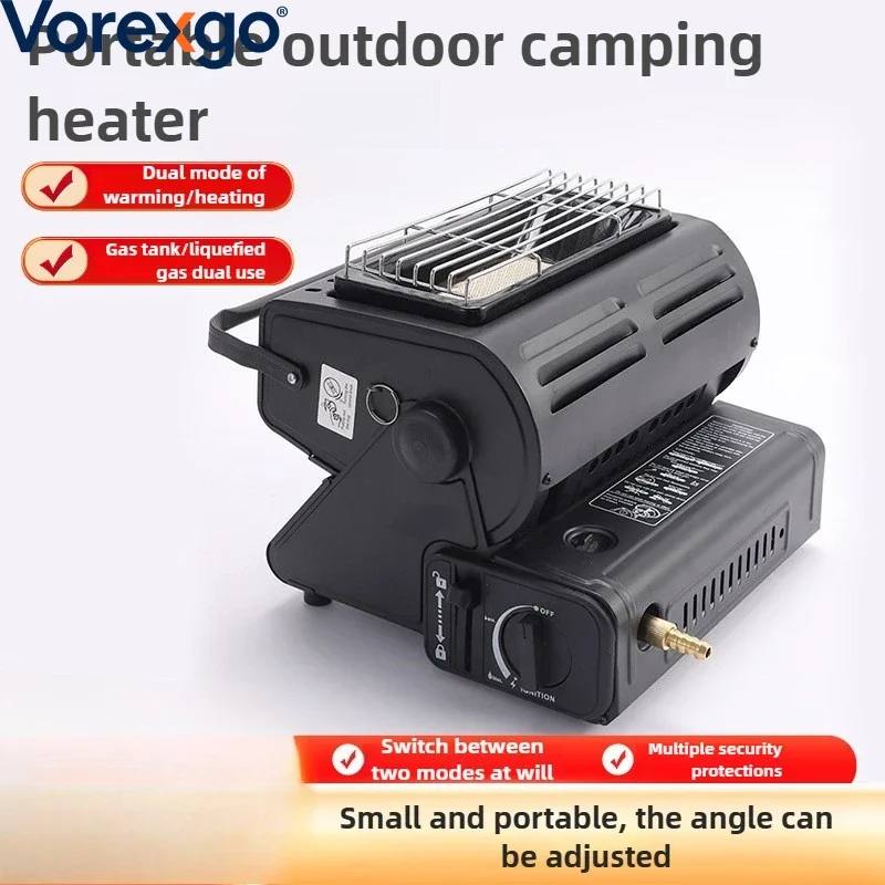 Multifunctional Heating Dual-purpose Cassette Furnace Practical Small Portable Cassette Furnace Outdoor Portable Heating Furnace