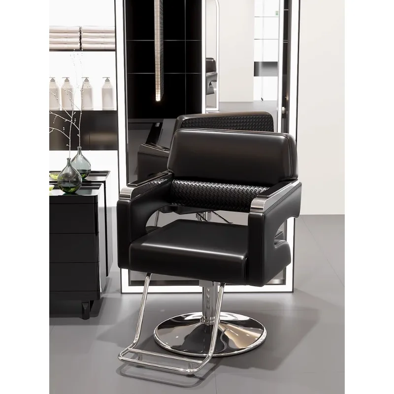 Internet celebrity barber chair trendy barber shop chair hair salon hair chair can be lifted and rotated high-end hair salon hai