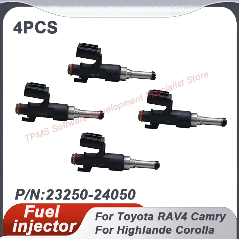 

4PCS 23250-24050 Fuel injector For Toyota Corolla RAV4 Highlande Camry