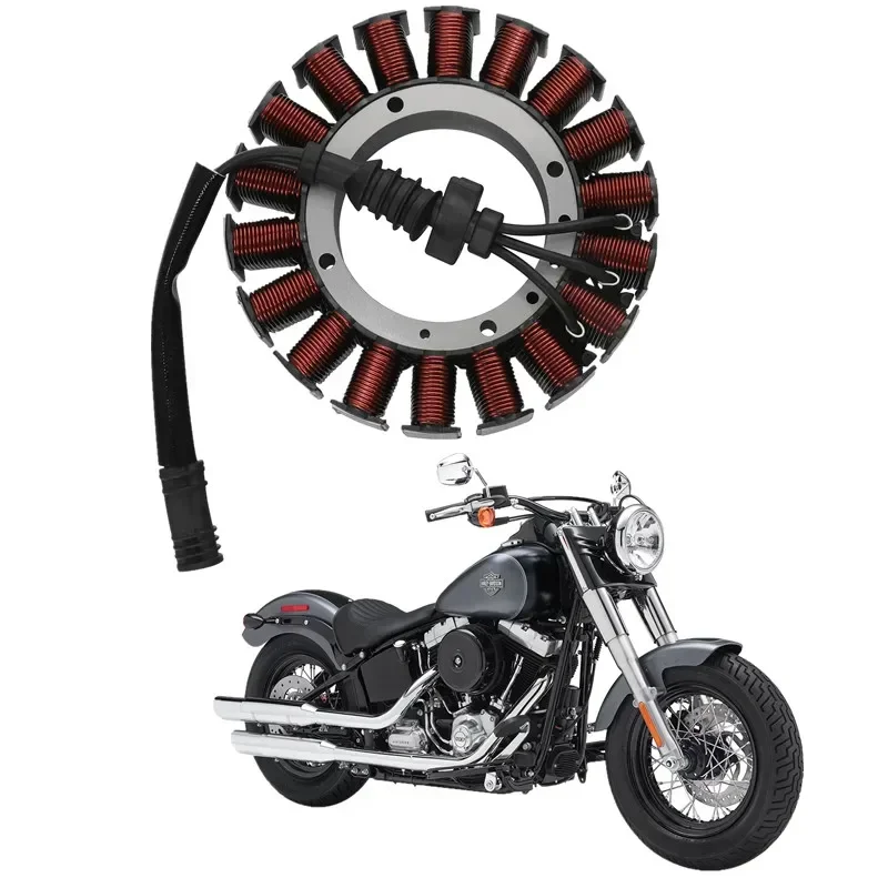 

For Harley Softail Slim 2012-2015 Dyna Fat Boy 2008-2017 Deluxe 2008-2016 Motorcycle Acsessories Stator Coil