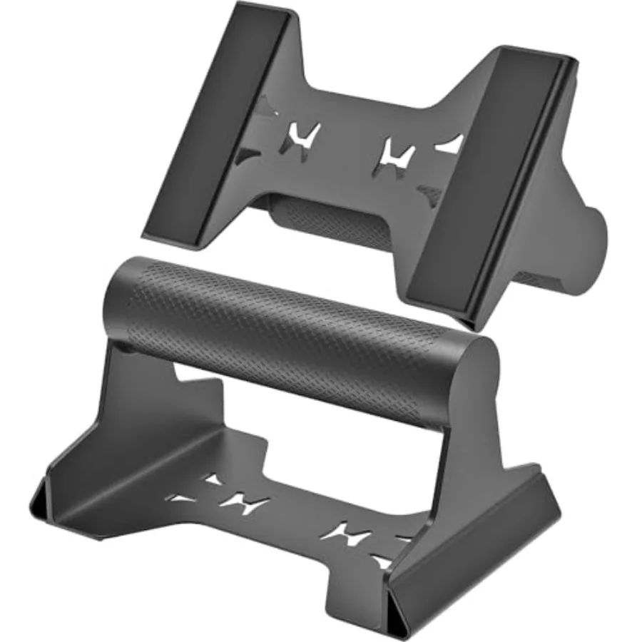 

Push Up Bars, Heavy Duty Steel Push Up Stands with Non-Slip Knurled Handles and Lion Base, 600LB Capacity Parallettes Bars for