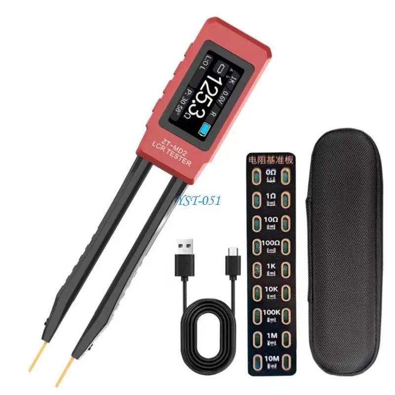 

E15A High Precisions Digital Tweezer Tester Auto Identification Resistance Inductance Capacitance Measurement Tool