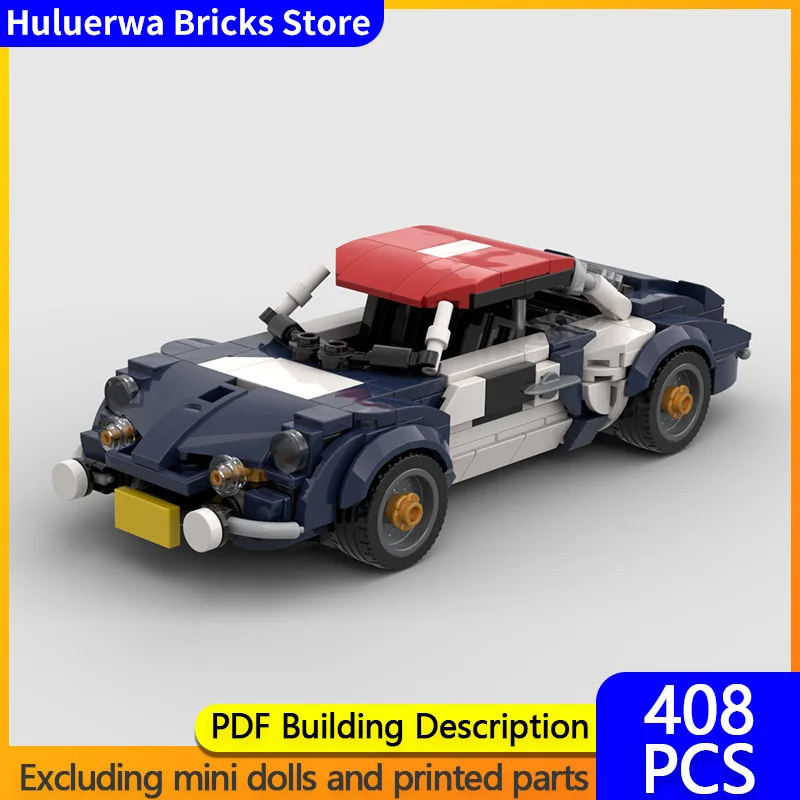 

Модель скоростного гоночного автомобиля MOC, строительные кирпичи A110, верхний уровень, спортивный автомобиль, модульная технология, детские праздничные подарки, сборка игрушек, костюм