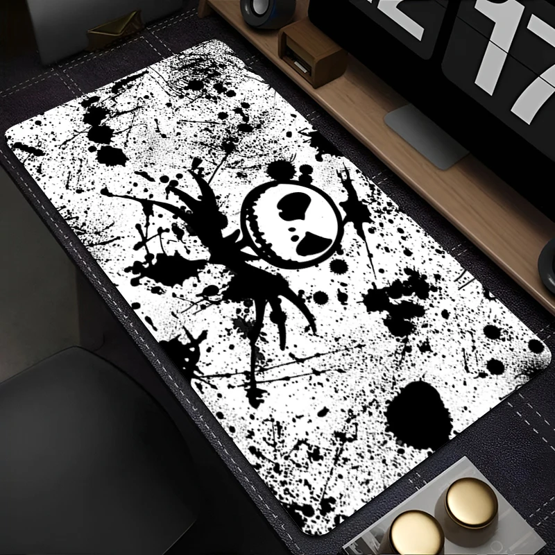 

Mousepad Laptop Anime Black Mouse Pad Office Accessories PC Keyboard Pad Rubber Carpet Soft J-jack S-skellington Large Desk Mat