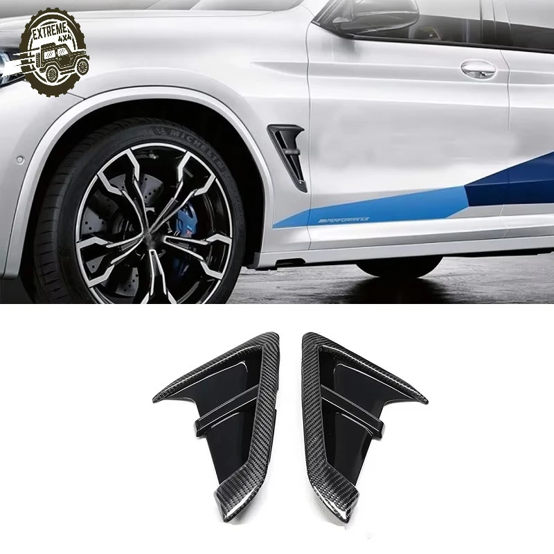 

Exterior Carbon Fiber Air Fender for BMW X3M G01 X4M G02 2019+ Real Carbon Fiber Side Air Vent Fender Trim
