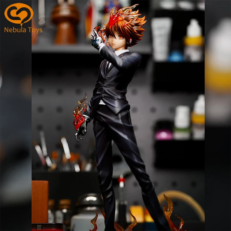 

Аниме «Хитман Реборн!» Фигурка Савады Цунайоши: Коллекционная модель из ПВХ, статуэтка для декора стола, игрушка, подарок