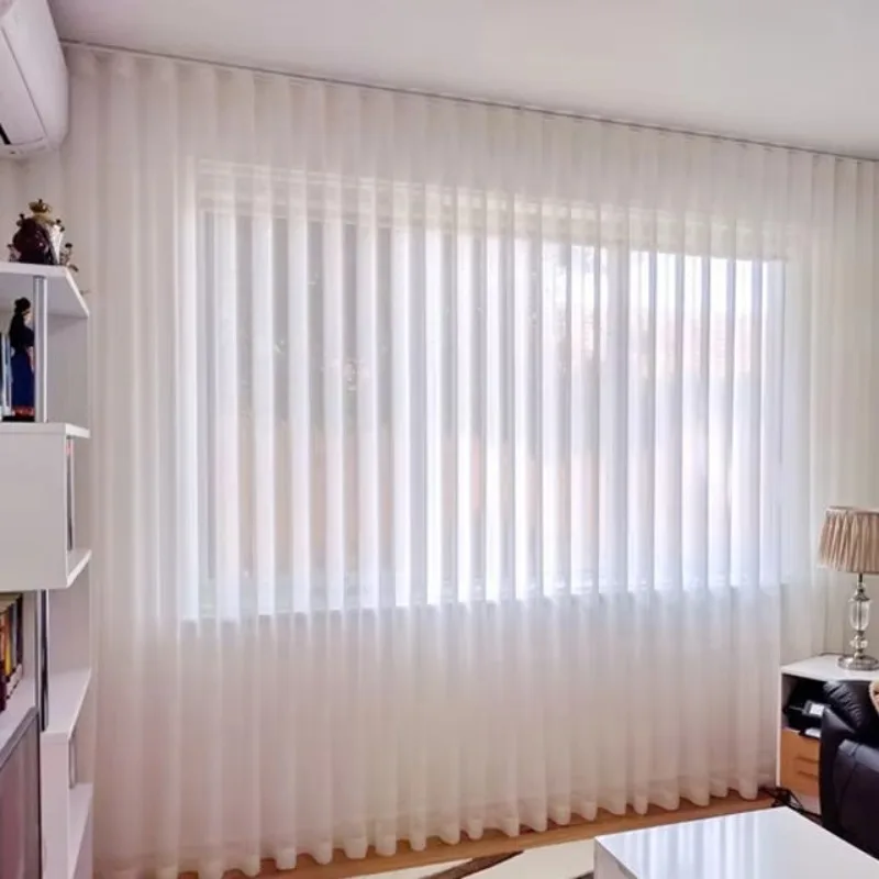 Modern Style Smart Dream Curtain WIFI Control Light Filtering Valance for Home Use