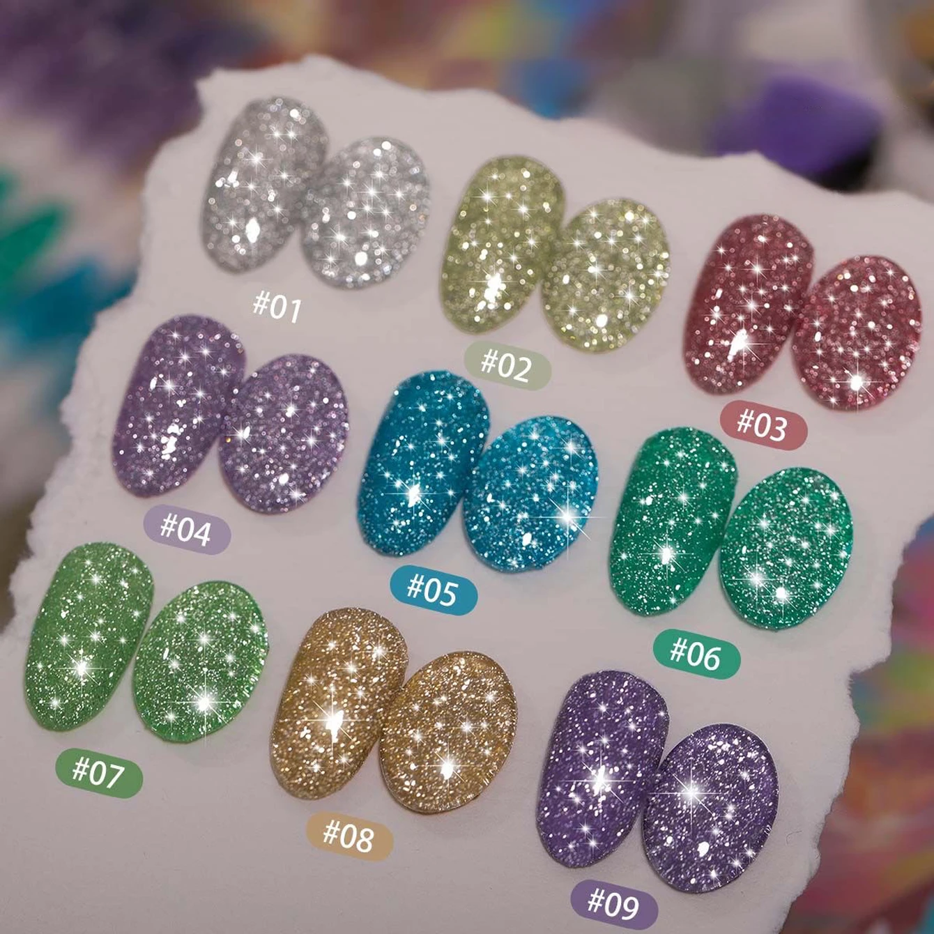 

MIANEL 12 мл мигающий алмазный гель-лак для ногтей 2025 новый светоотражающий яркий лазерный лак для ногтей зеленые ногти рождественские ногти красные ногти