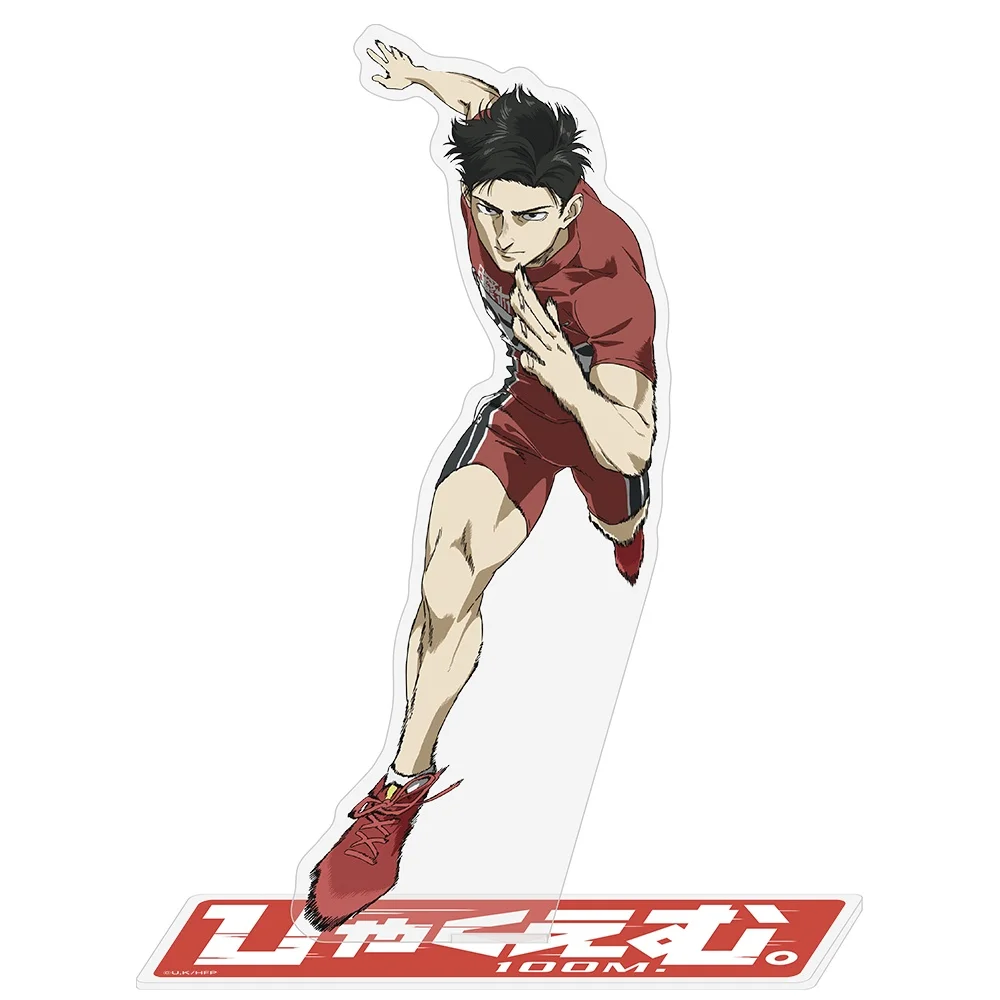 100Meters 15cm Acrylic Stand Keychain Hyakuemu Togashi Sprint Ver Anime Figure Desk Decor Christmas Gift