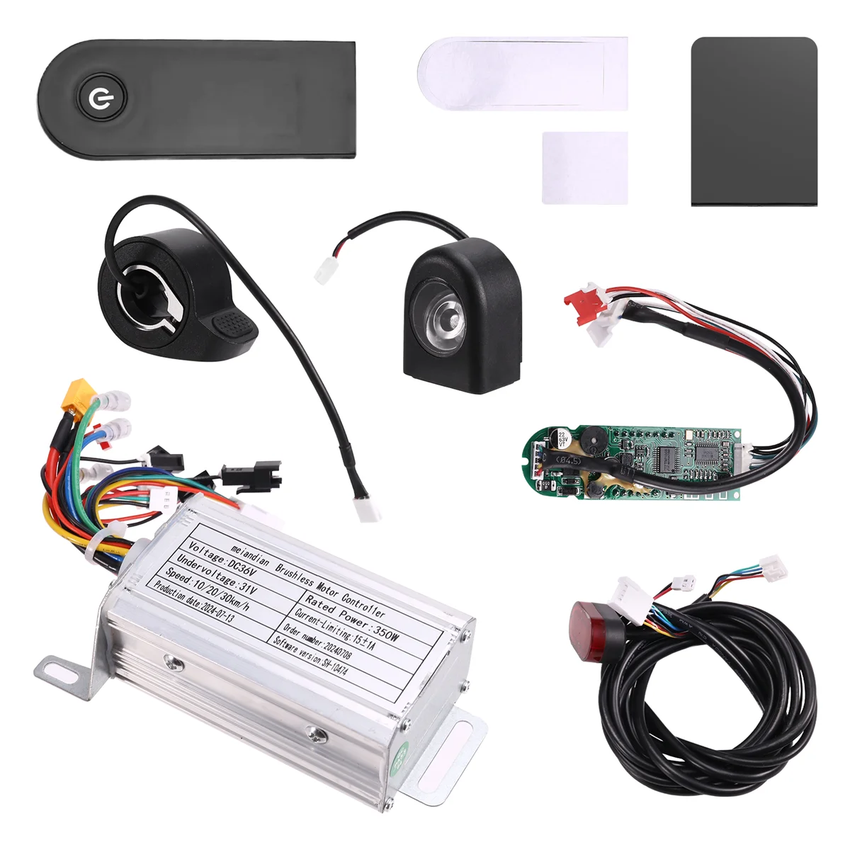 

36V 350W Brushless Controller+Bluetooth Meter+Light+Accelerator+Cover Kit for M365/M365 Pro Electric