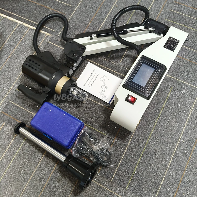 

LY Tapping Machine M2-M20 Electric Threading Easy Arm Power Tapper Tool Universal or Vertical Type with Chucks Touch Screen