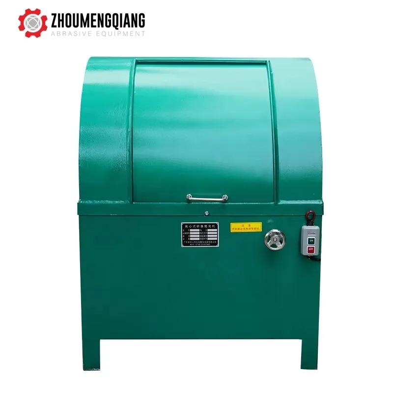 Centrifugal Barrel Finishing Machine Low Sound Deburring Media Machine China Cheap Removable Barrel Polishing Machine