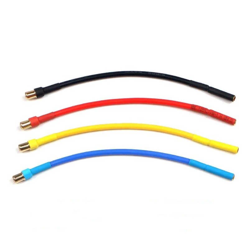 

6.5mm Male to 4.0mm Female Banana Plug Aircraft model electric control motor adapter plug 12AWG Extension cable 10/30/50cm