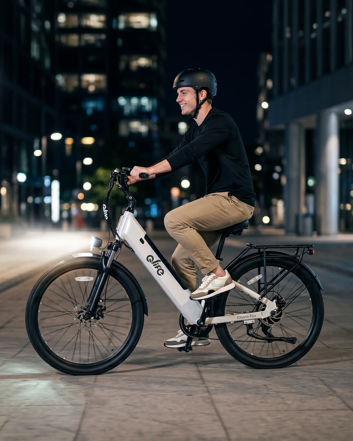 Qlife Cityone Plus St Electric Bike for Adult, Peak 1500W Motor 48V 15Ah Battery, 28MPH 80 Miles, 26“ Step-Thru Electric Bicycle, 7-Speed Commute E-Bike view 8