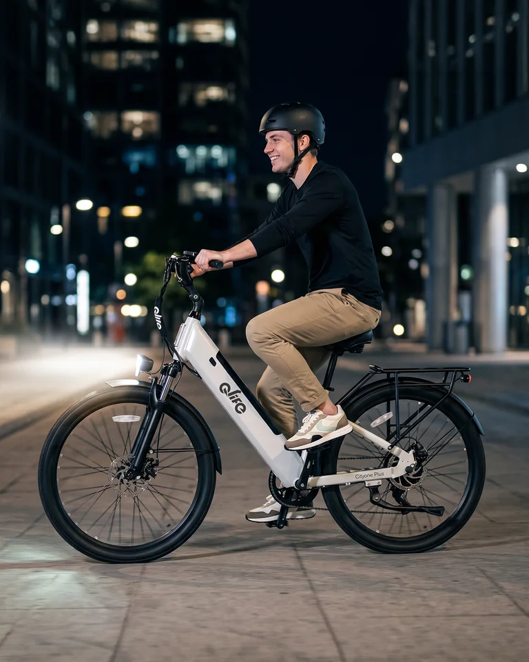 Qlife Cityone Plus St Electric Bike for Adult, Peak 1500W Motor 48V 15Ah Battery, 28MPH 80 Miles, 26“ Step-Thru Electric Bicycle, 7-Speed Commute E-Bike image 16