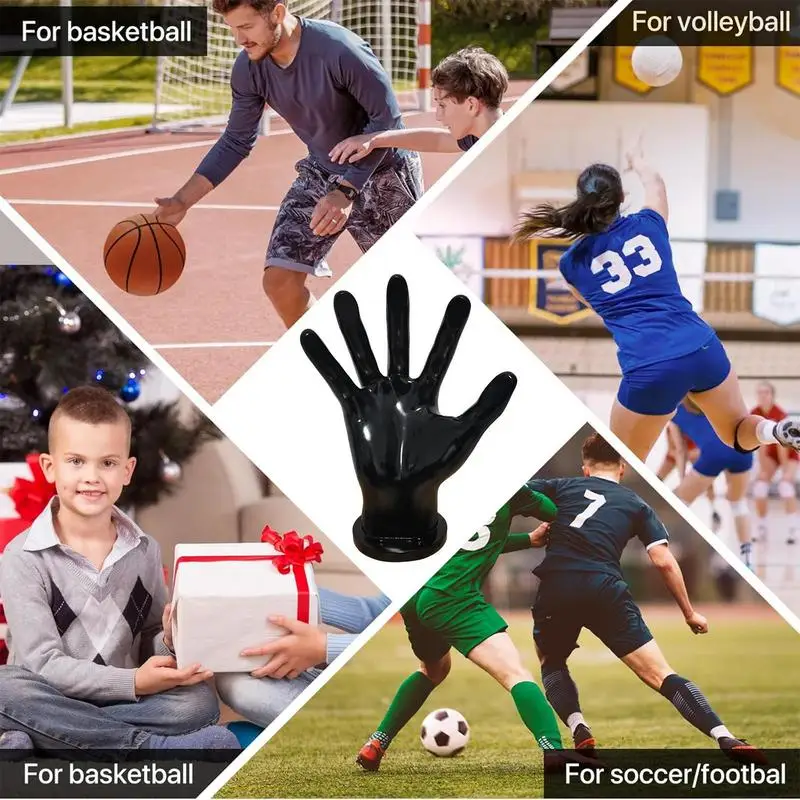 Basketball Wall Holder for Boys, Hand Shaped Storage Rack, Acessórios para o quarto, Soccer Ball Storage, 2 Pcs