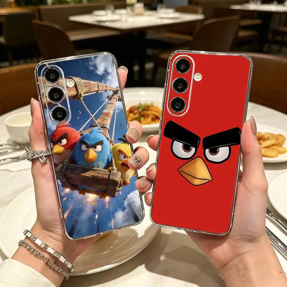 game hot A-Anger bird-s Clear Phone Case for Samsung A71, A70, A52, A51, A40, A30, A20