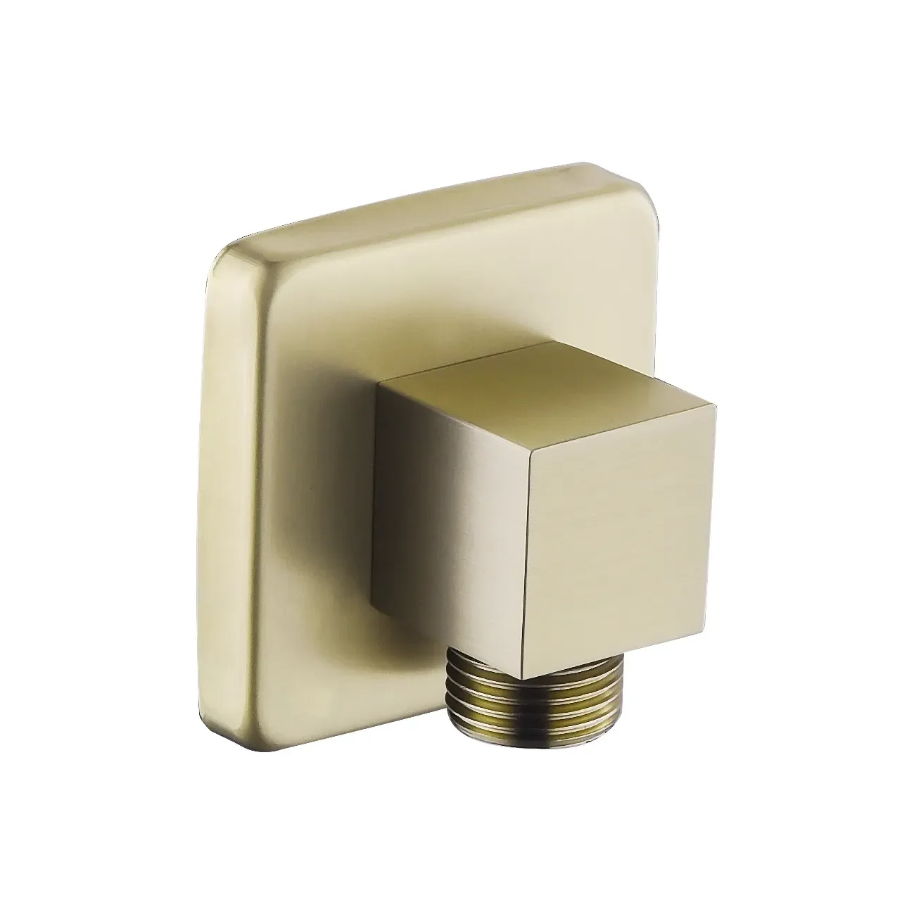 

Brass Bathroom Fitting Faucet Connector Spout Wall Mounted Water Outlet Shower Hose Elbow